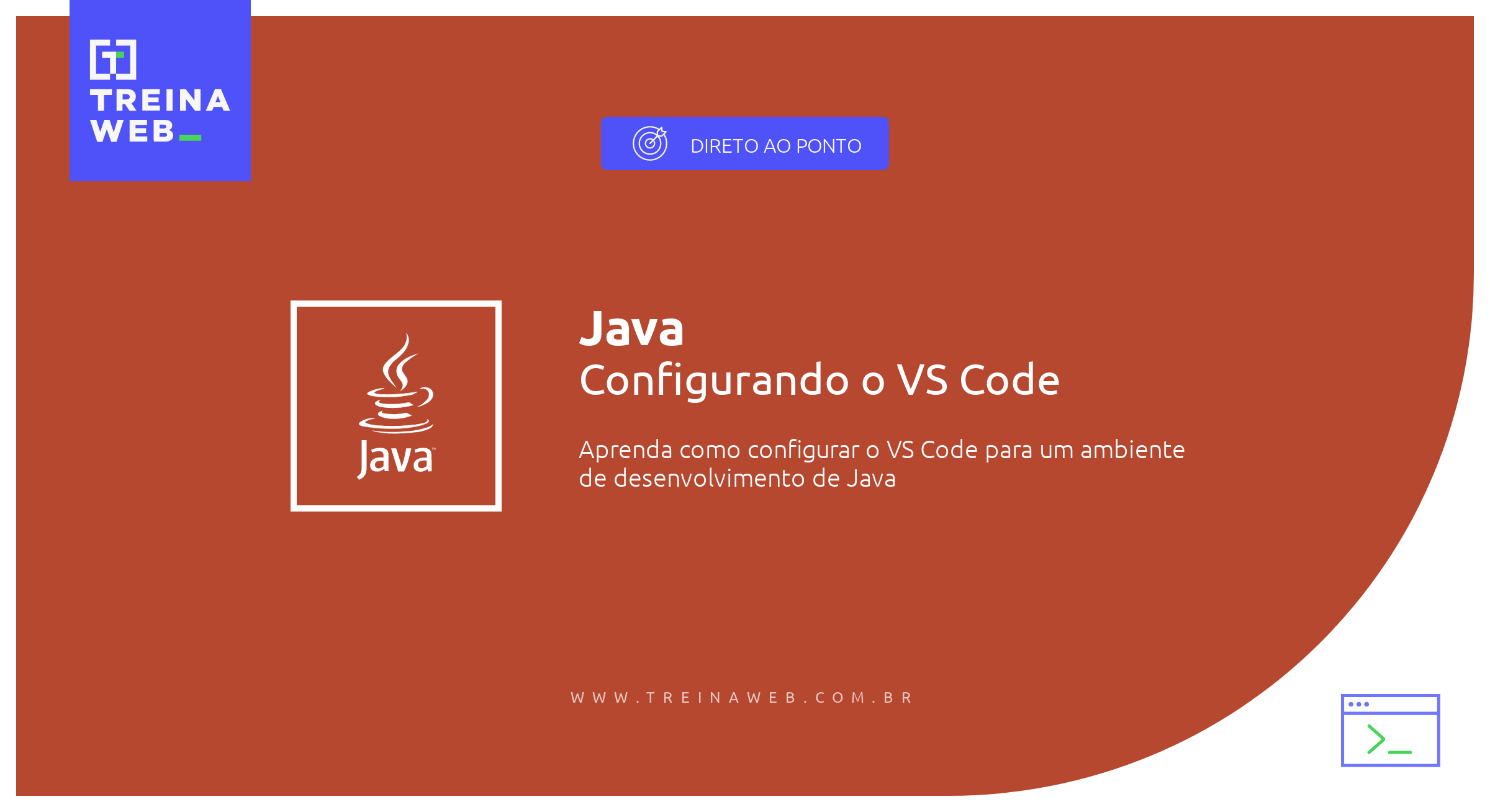 Imagem ilustrativa do direto ao ponto Java - Configurando o VS Code