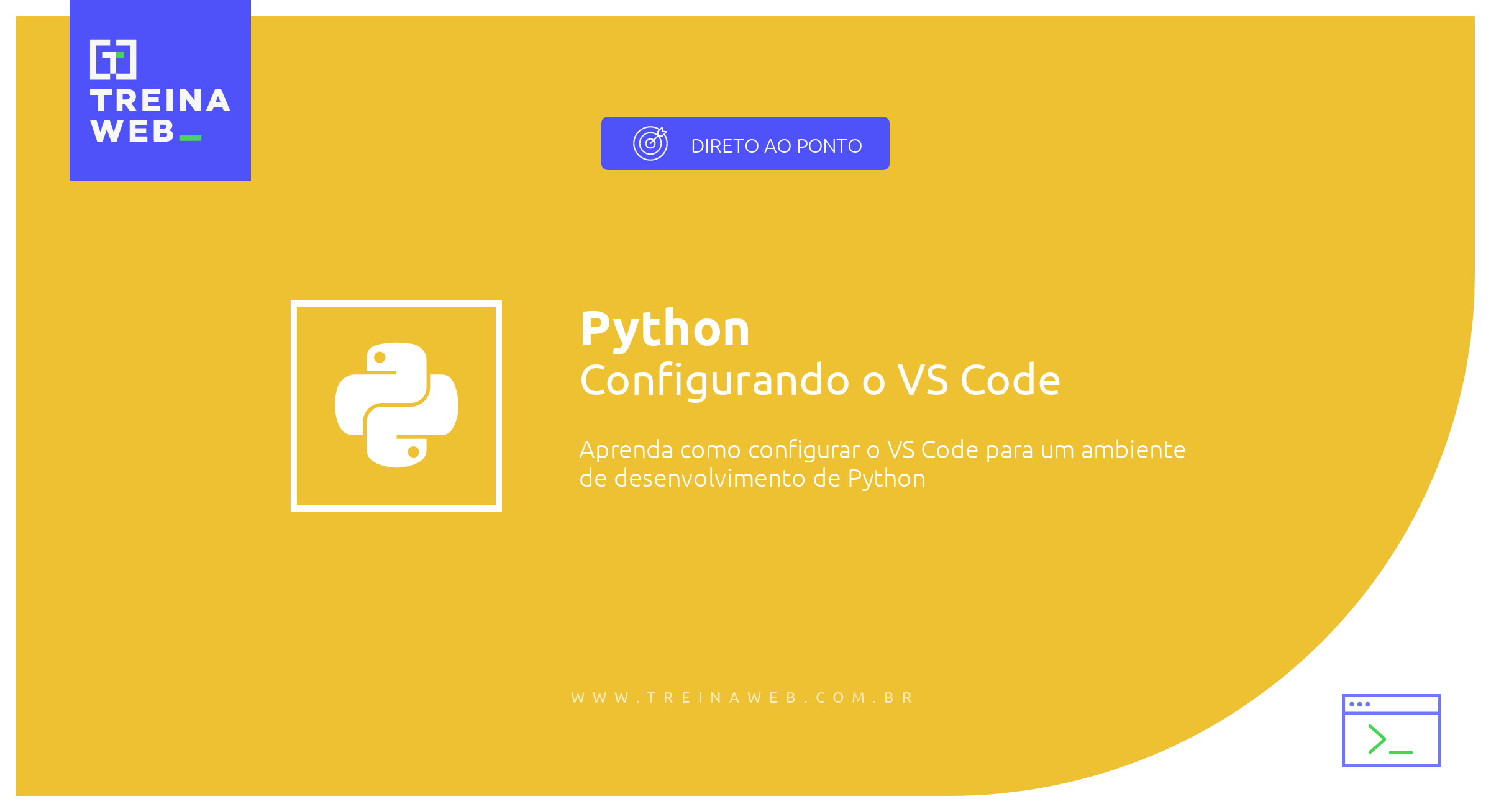 Imagem ilustrativa do direto ao ponto Python - Configurando o VS Code